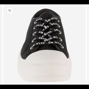 Steve Madden Women's Vex Ribbed Knit Cap-Toe Sneak